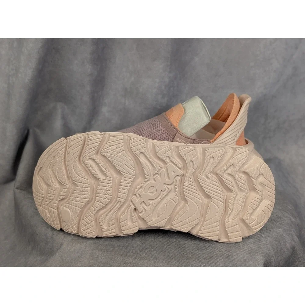 Hoka One One Restore TC Aerino Quartz Sunlit Aloe Recovery Slip On Womens 5 NWOB